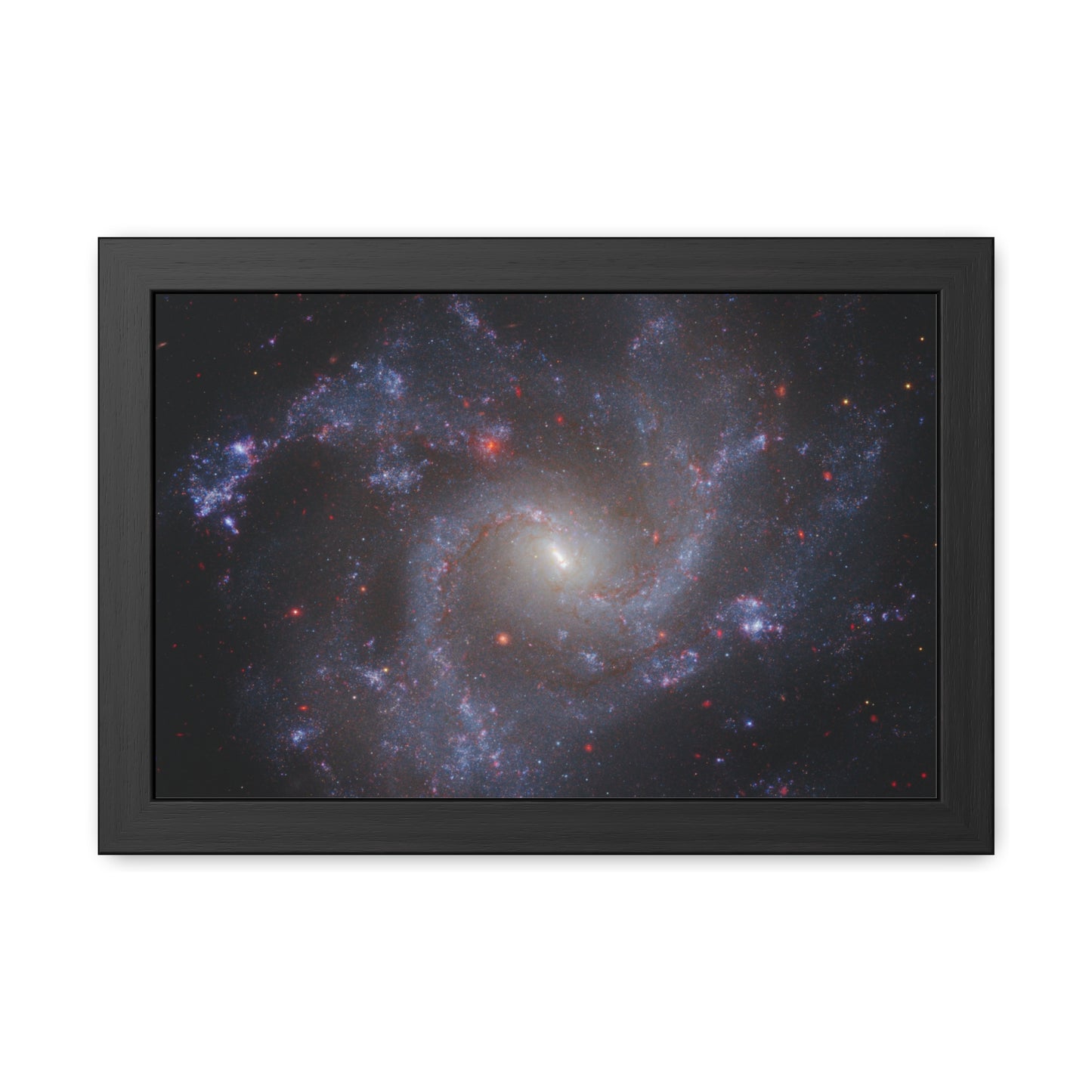 NGC 5468, Hand Crafted Wooden Framed Poster