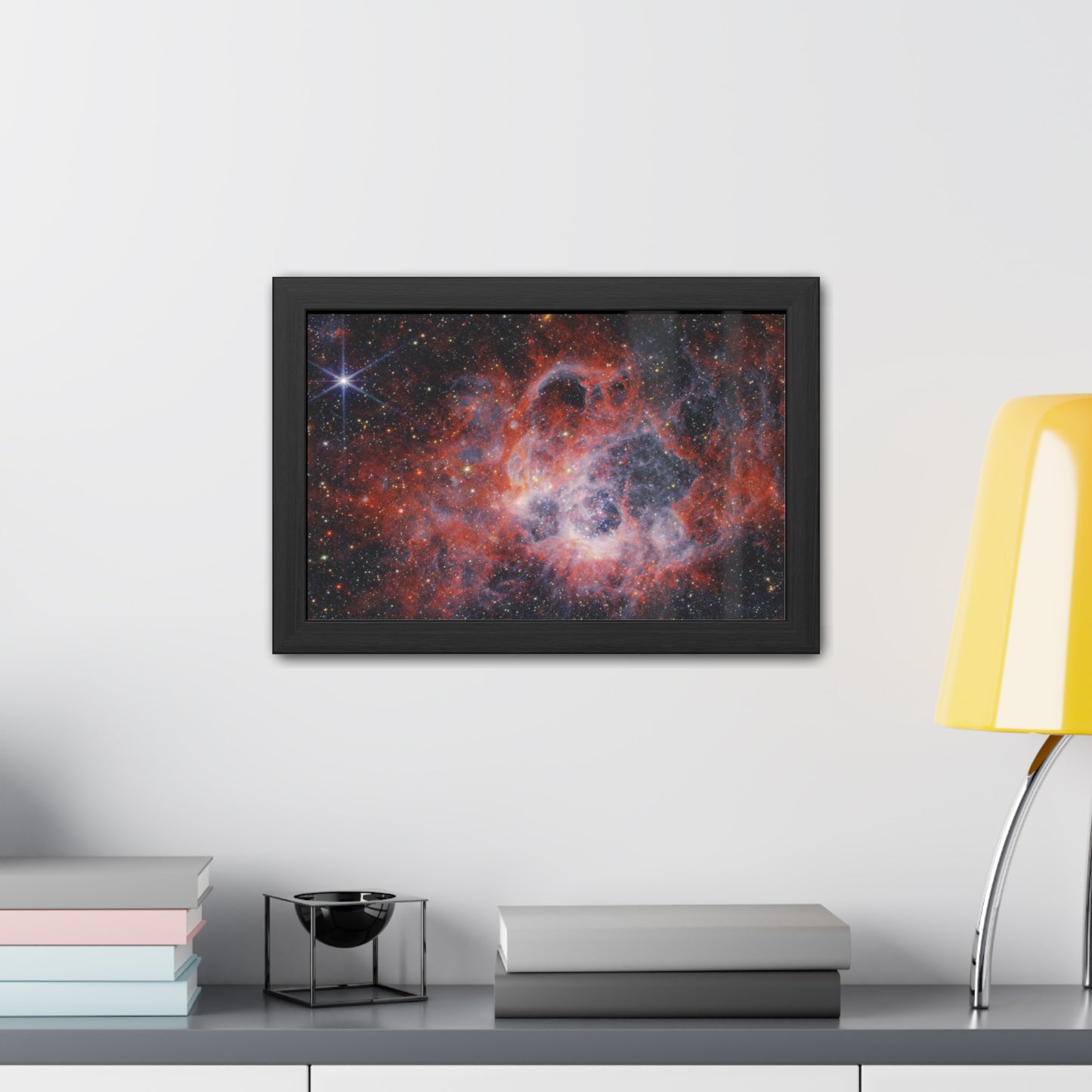 NGC 604, Hand Crafted Wooden Framed Poster