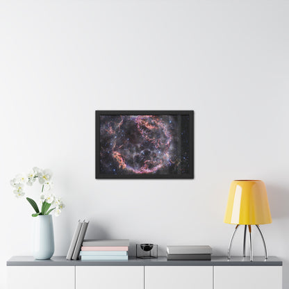 Cassiopeia A, Hand Crafted Wooden Framed Poster