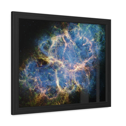 Crab Nebula, Hand Crafted Wooden Framed Poster