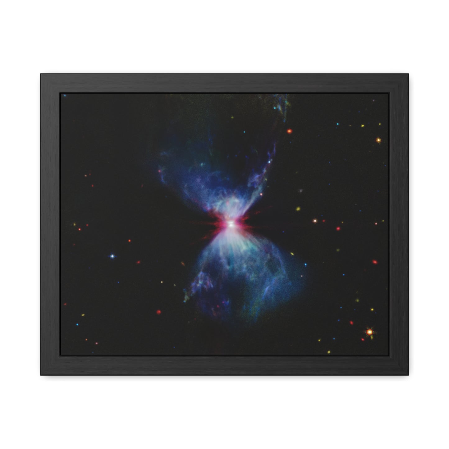 L1527 and Protostar, Hand Crafted Wooden Framed Poster