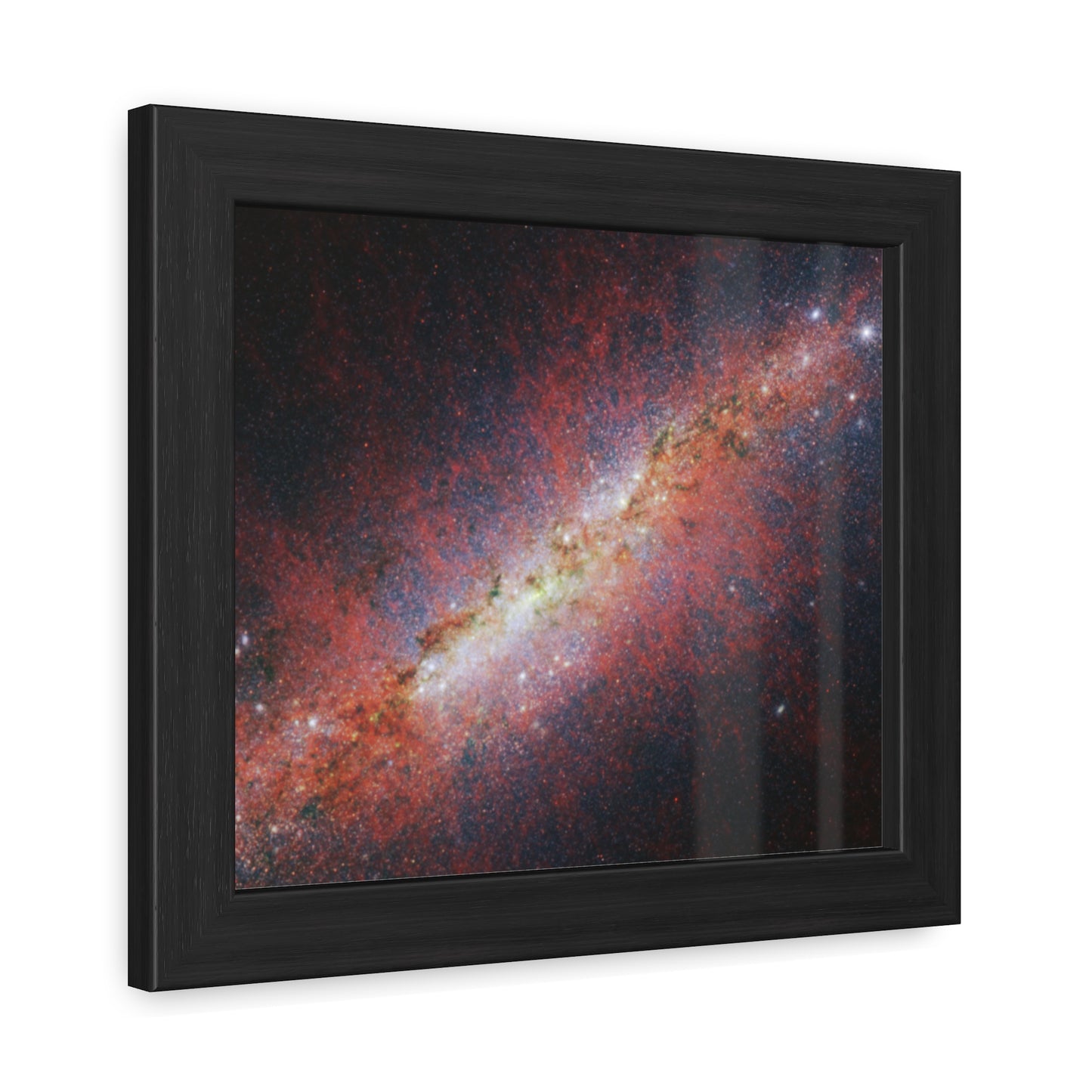 M82, Satin Hand Crafter Wooden Framed Poster