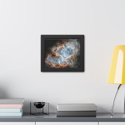 The Crab Nebula, Hand Crafted Wooden Framed Poster