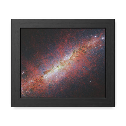 M82, Satin Hand Crafter Wooden Framed Poster