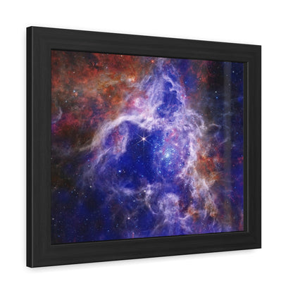 The Tarantula Nebula, Hand Crafter Wooden Framed Poster