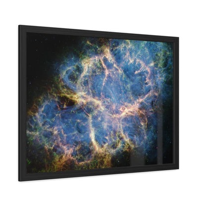 Crab Nebula, Hand Crafted Wooden Framed Poster