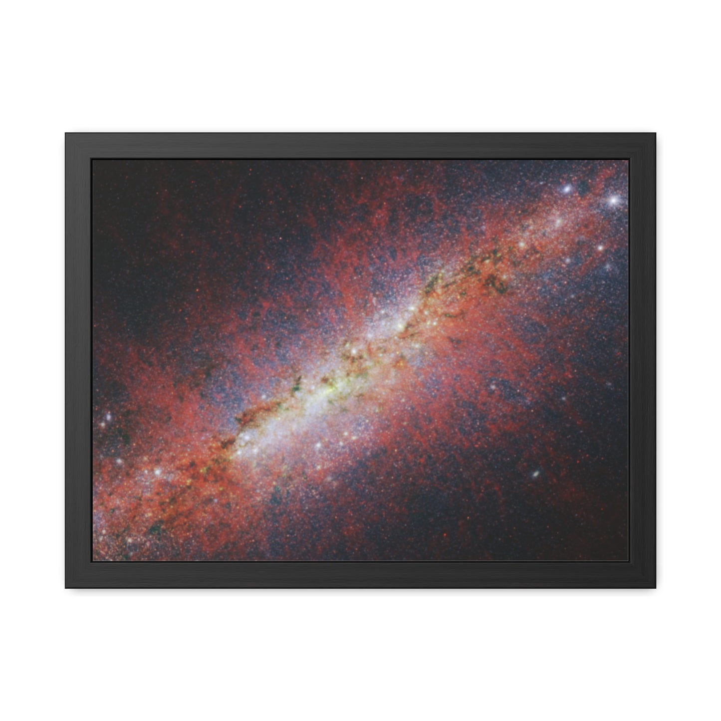 M82, Satin Hand Crafter Wooden Framed Poster