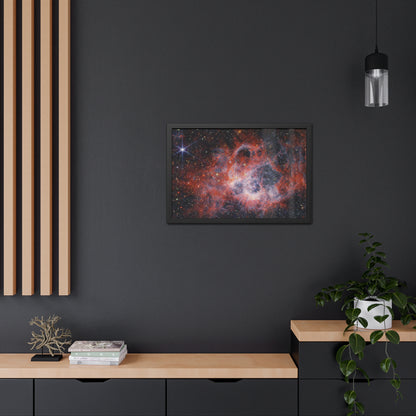 NGC 604, Hand Crafted Wooden Framed Poster