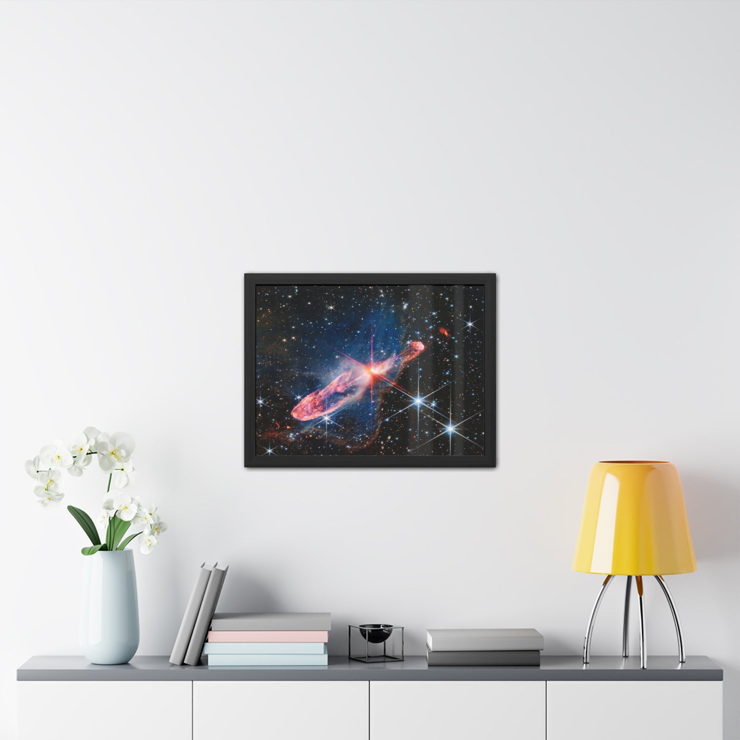 Herbig-Haro 46/47, Hand Crafted Wooden Framed Posters