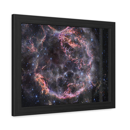 Cassiopeia A, Hand Crafted Wooden Framed Poster