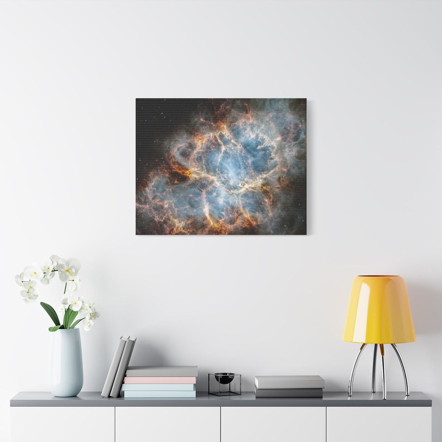 The Crab Nebula, Satin Canvas, Stretched