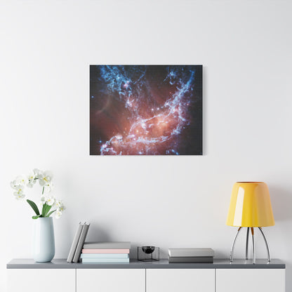 Ethereal View of NGC 346, Satin Canvas, Stretched