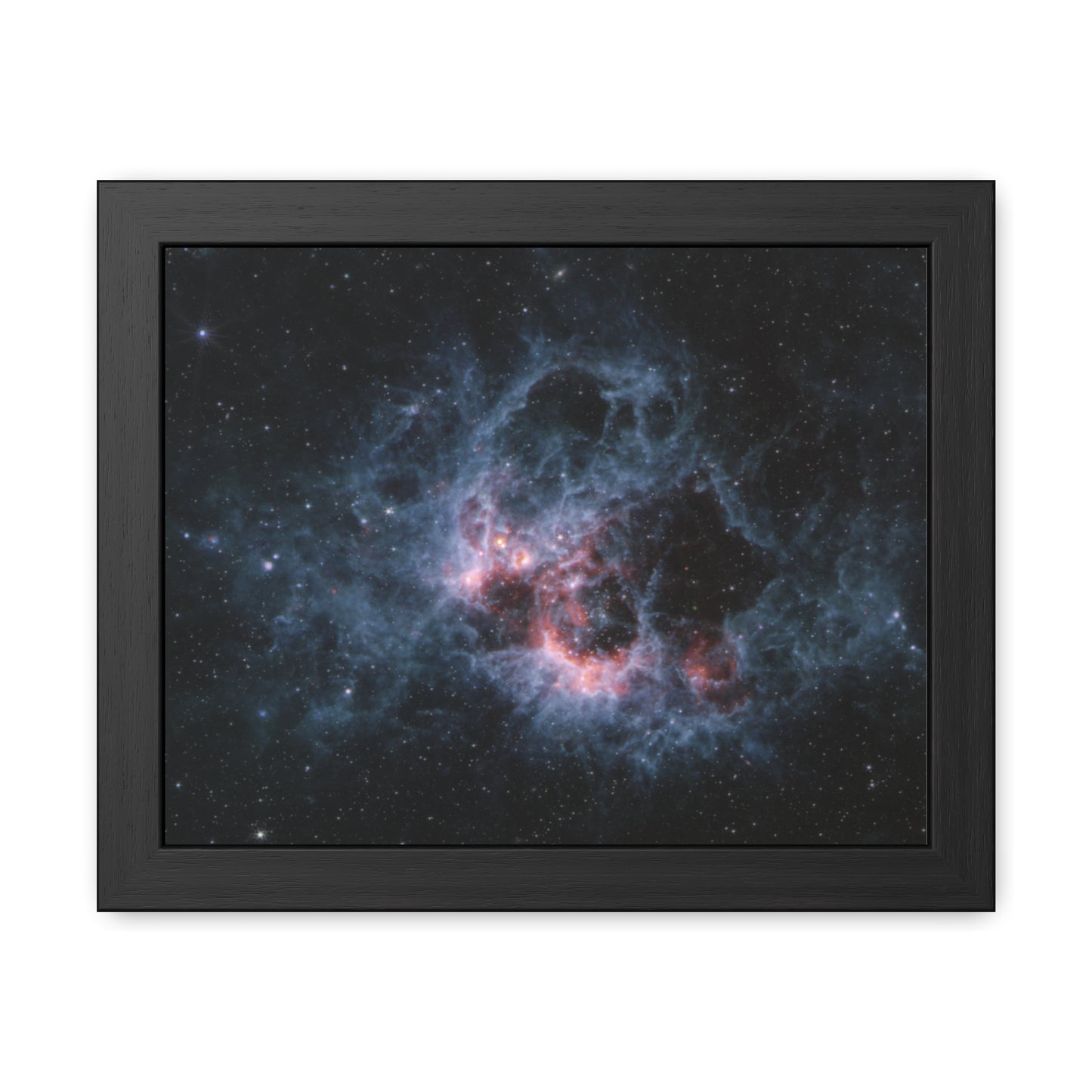 NGC 604 (MIRI Image), Hand Crafted Wooden Framed Poster