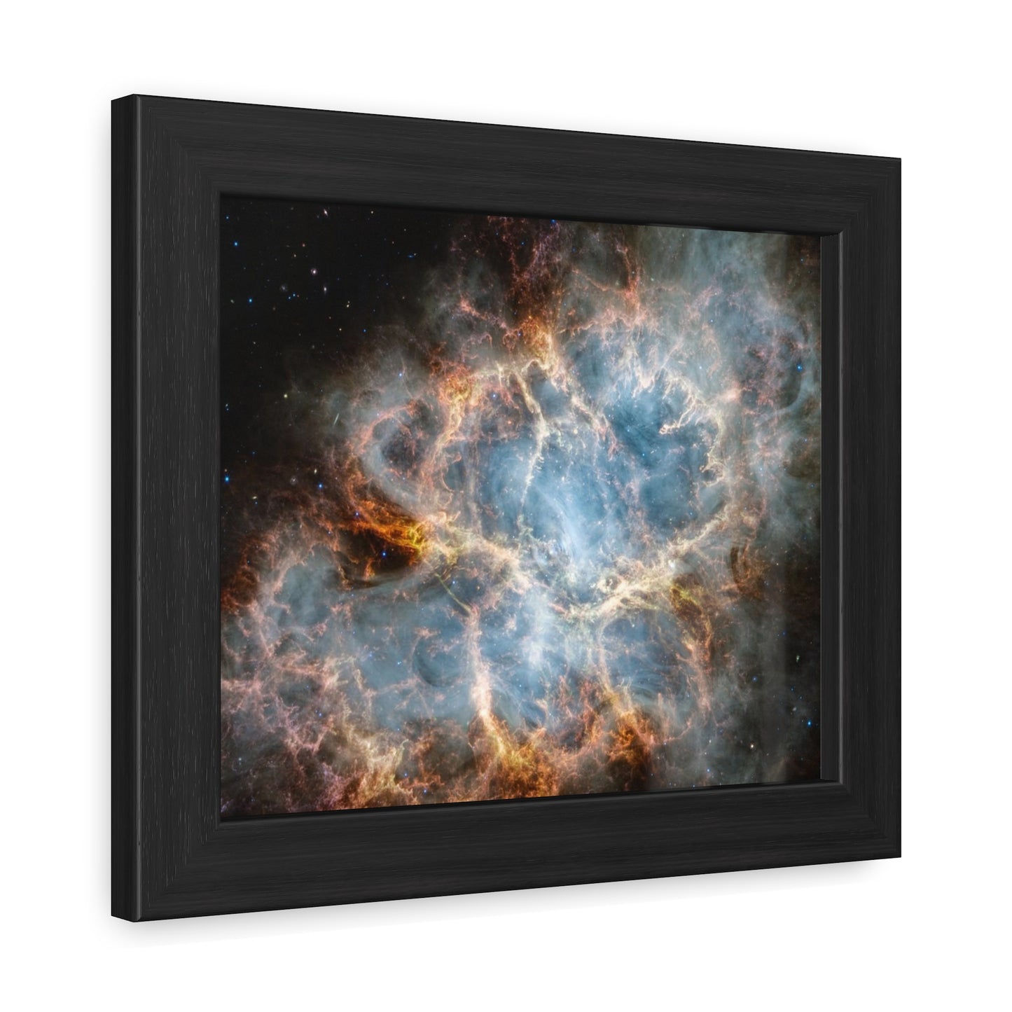 The Crab Nebula, Hand Crafted Wooden Framed Poster