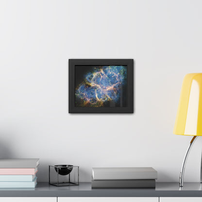 Crab Nebula, Hand Crafted Wooden Framed Poster