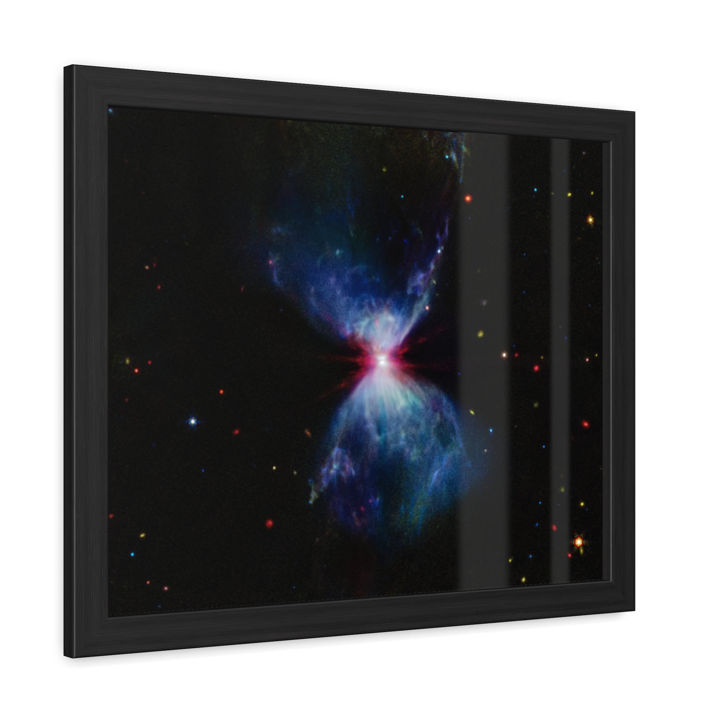 L1527 and Protostar, Hand Crafted Wooden Framed Poster