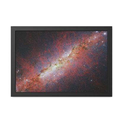 M82, Satin Hand Crafter Wooden Framed Poster