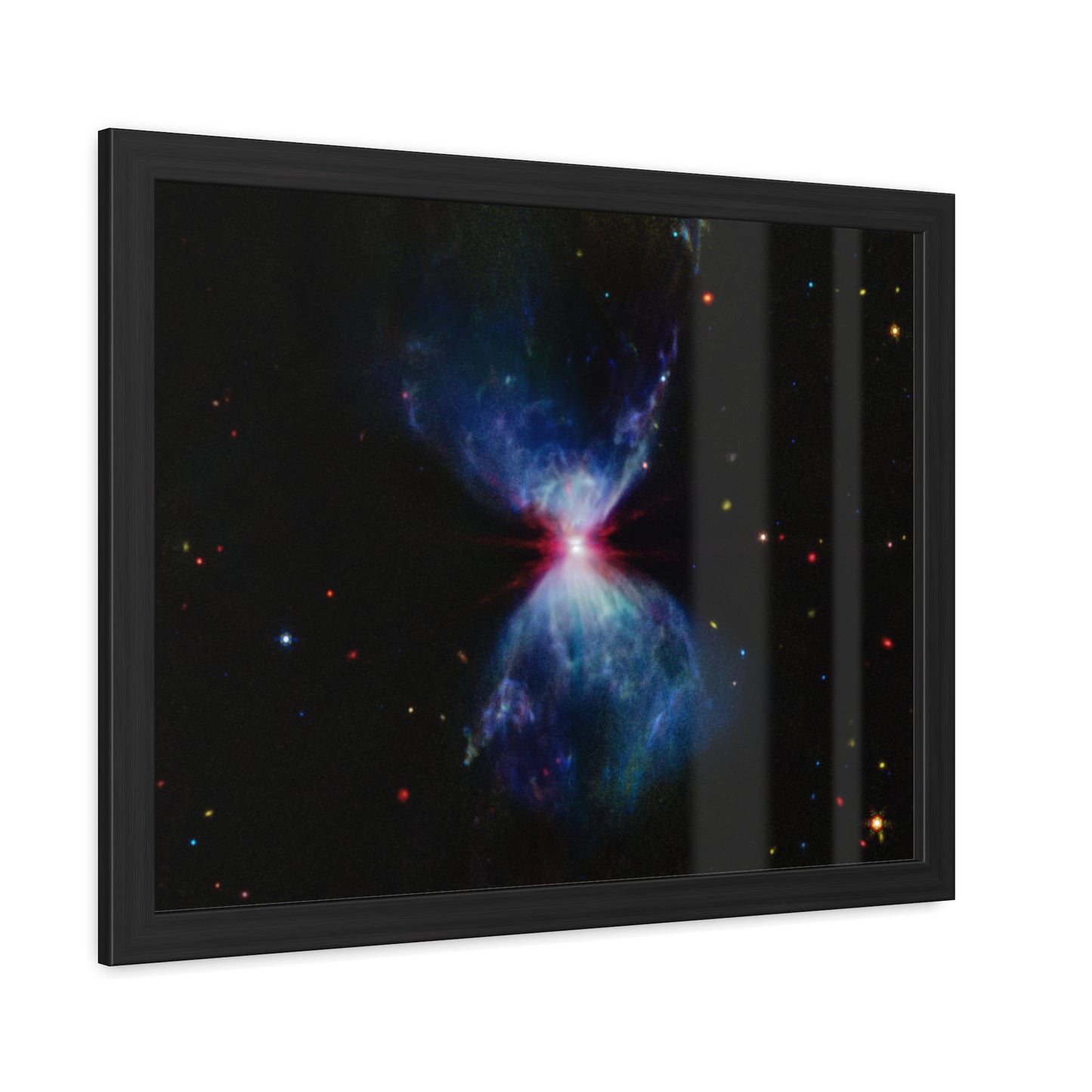 L1527 and Protostar, Hand Crafted Wooden Framed Poster