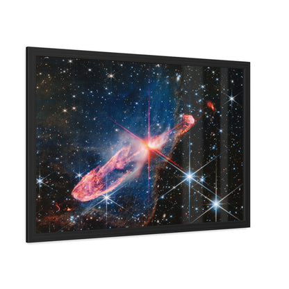 Herbig-Haro 46/47, Hand Crafted Wooden Framed Posters