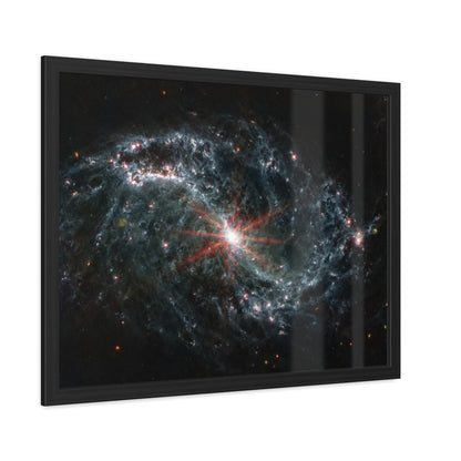 Intricate Networks of Gas and Dust in Nearby Galaxies, Hand Crafted Wooden Framed Poster