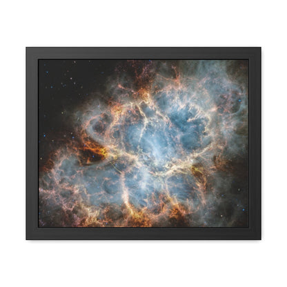 The Crab Nebula, Hand Crafted Wooden Framed Poster