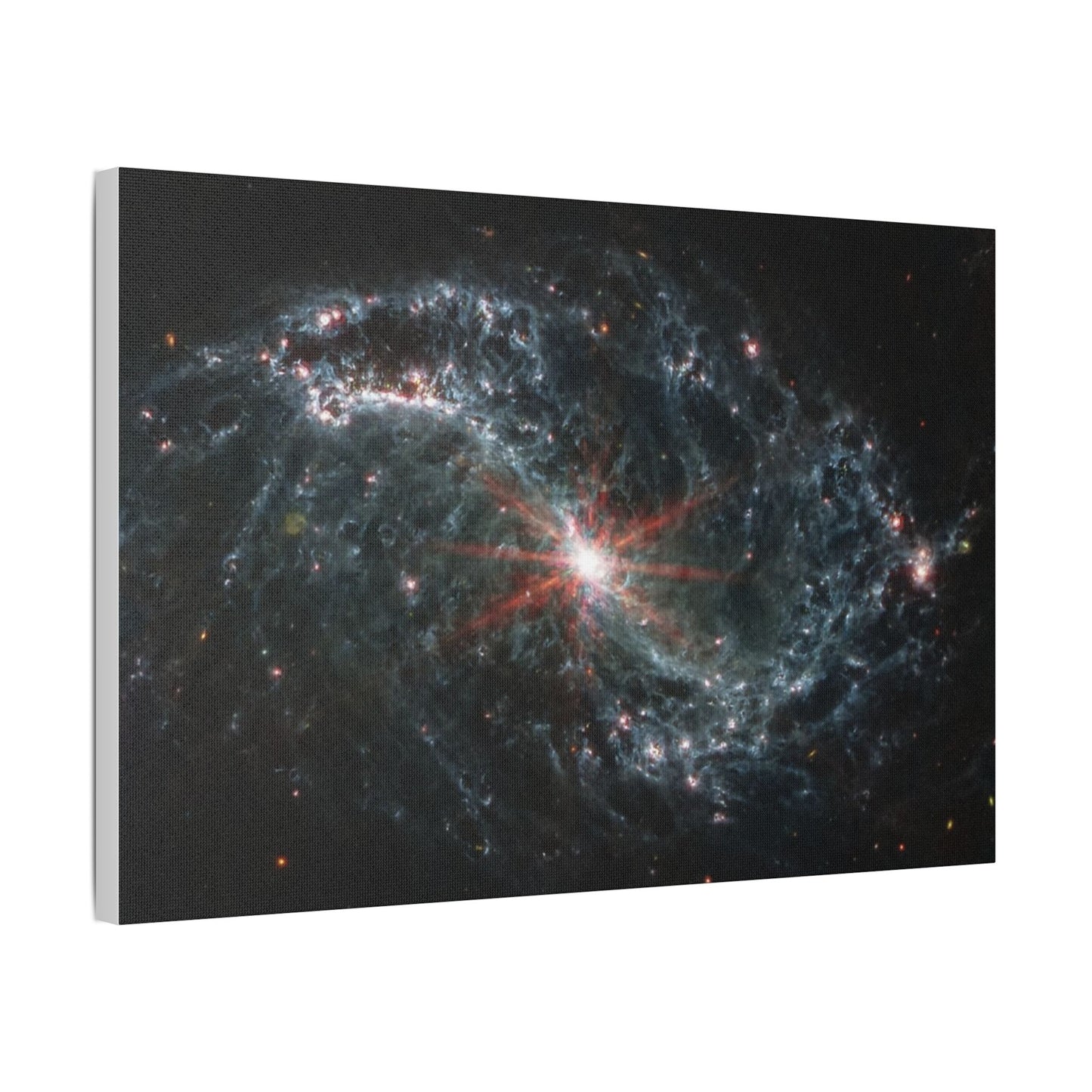 Intricate Networks of Gas and Dust in Nearby Galaxies, Satin Canvas, Stretched