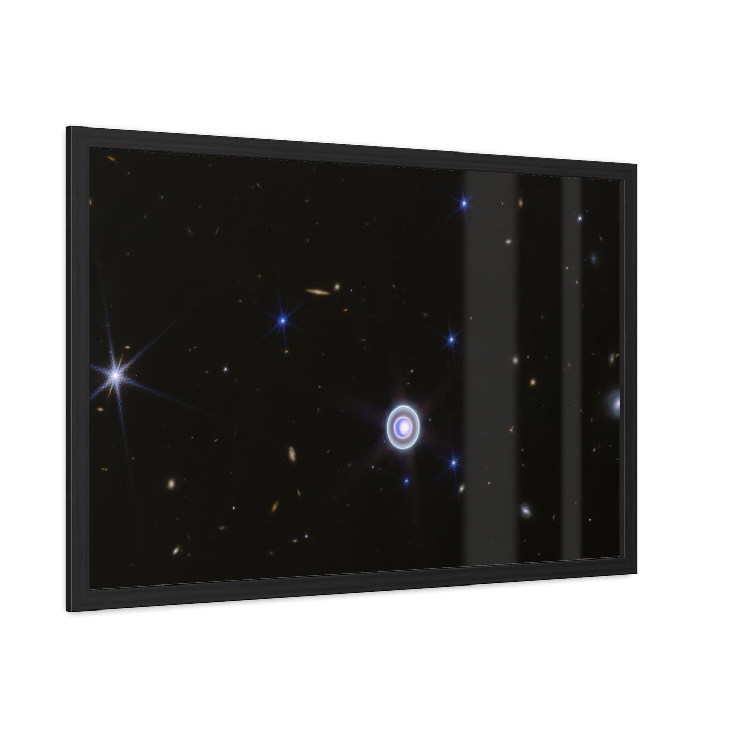 Uranus Wide, Hand Crafted Wooden Framed Poster