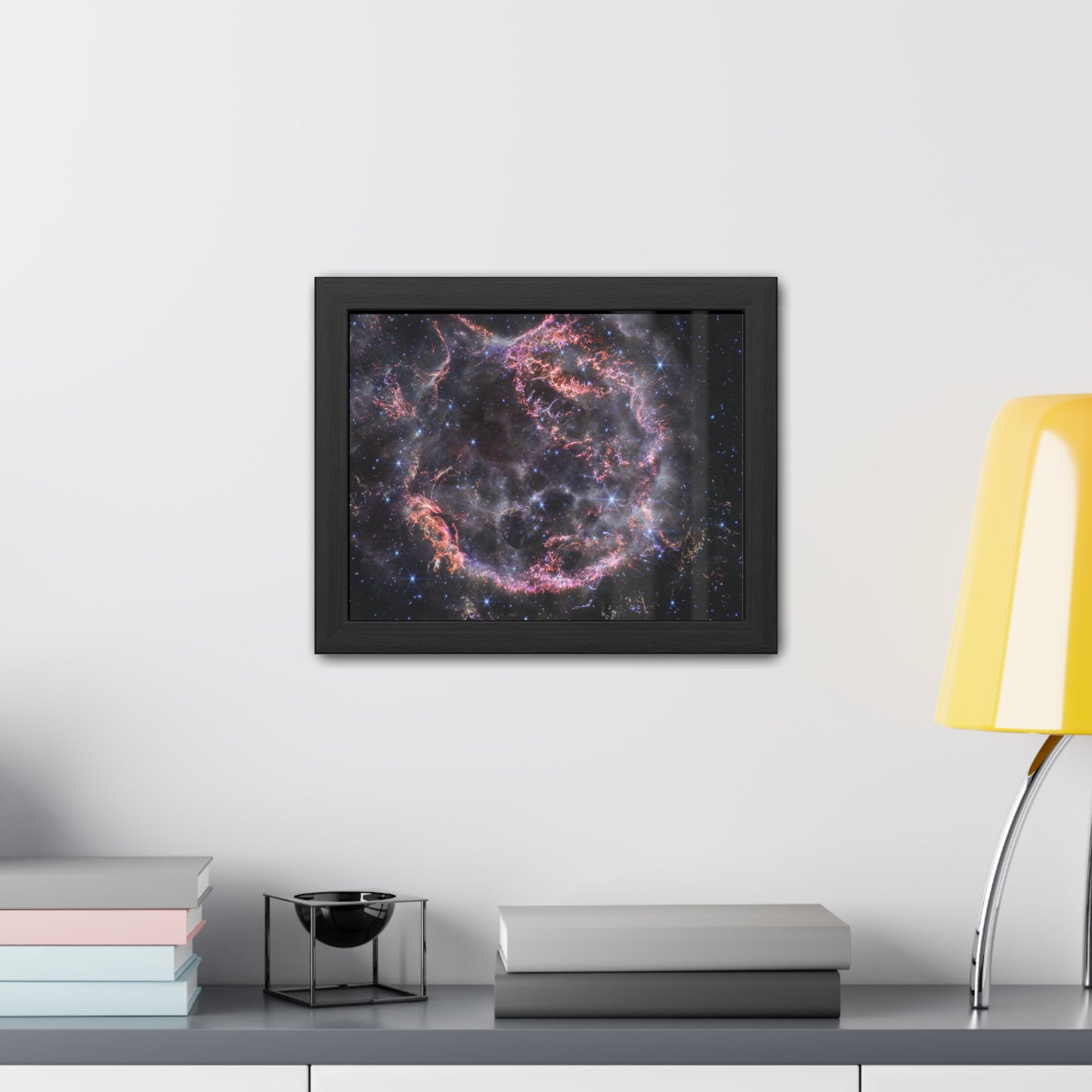 Cassiopeia A, Hand Crafted Wooden Framed Poster