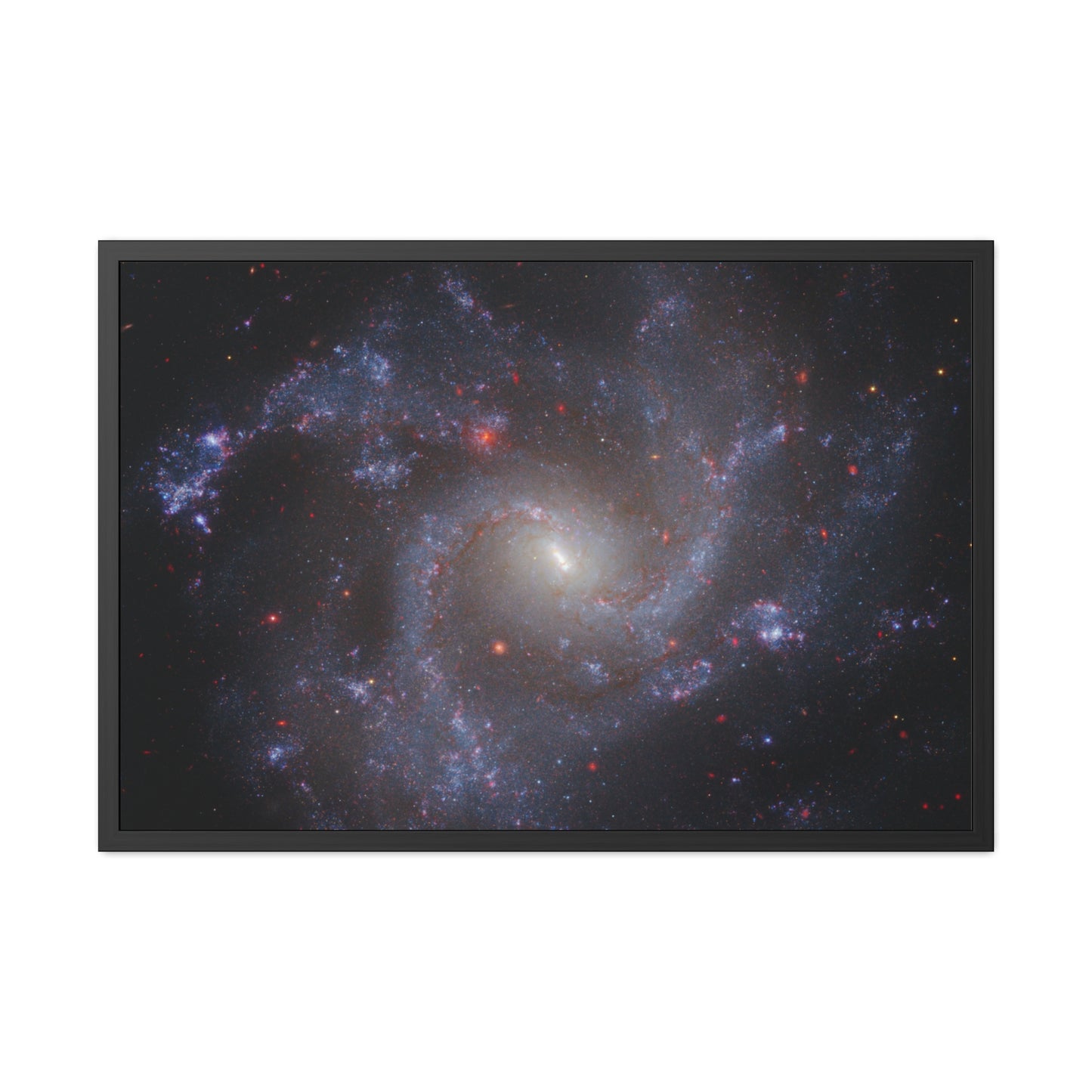 NGC 5468, Hand Crafted Wooden Framed Poster