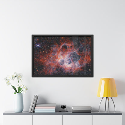 NGC 604, Hand Crafted Wooden Framed Poster