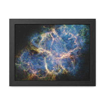 Crab Nebula, Hand Crafted Wooden Framed Poster