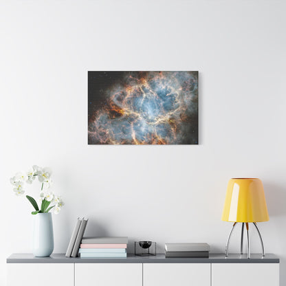 The Crab Nebula, Satin Canvas, Stretched