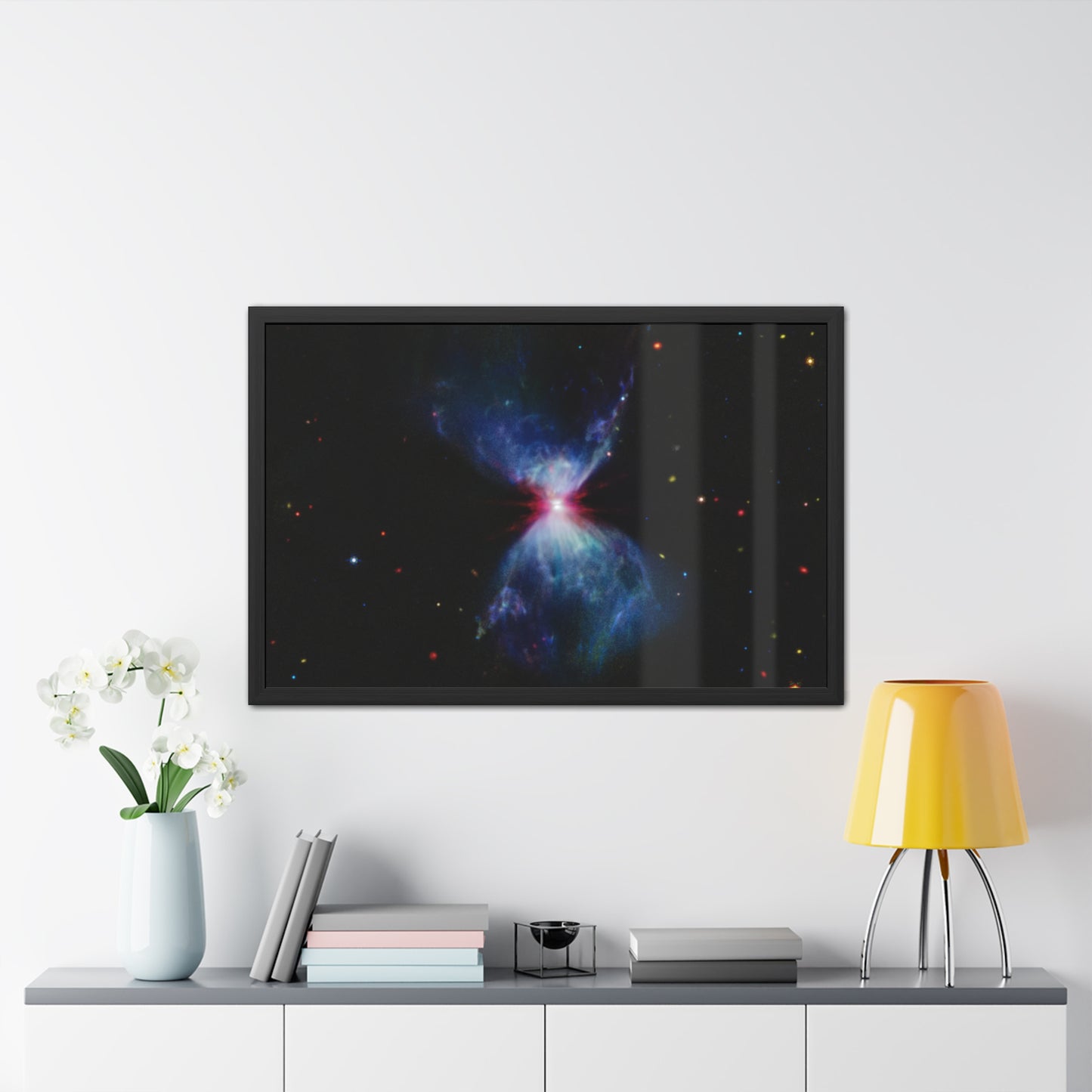 L1527 and Protostar, Hand Crafted Wooden Framed Poster