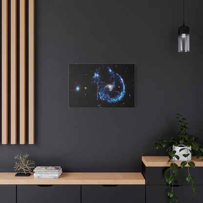 Arp 107 Supermassive Blackhole, Satin Canvas, Stretched