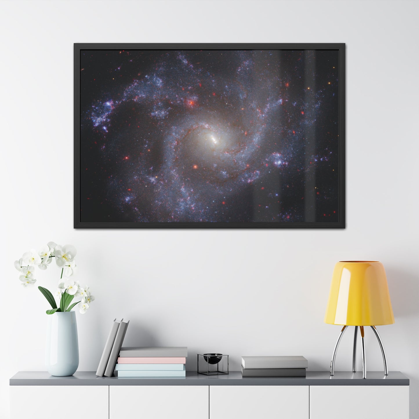 NGC 5468, Hand Crafted Wooden Framed Poster