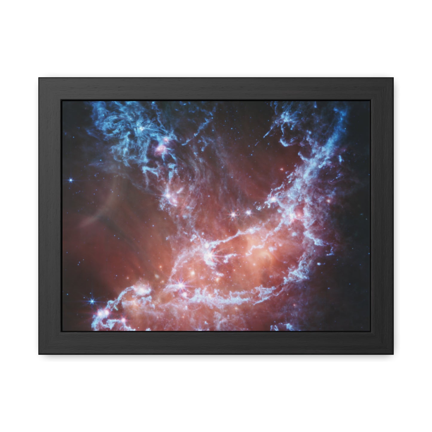 NGC 346, Hand Crafted Wooden Framed Poster