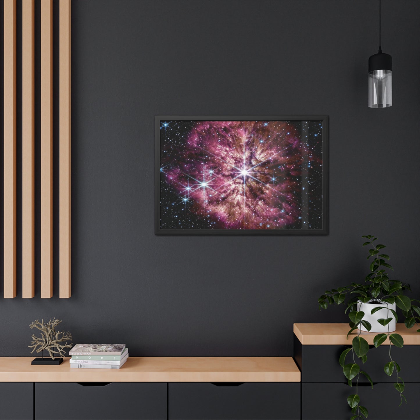 Prelude to Supernova, Hand Crafted Wooden Framed Poster