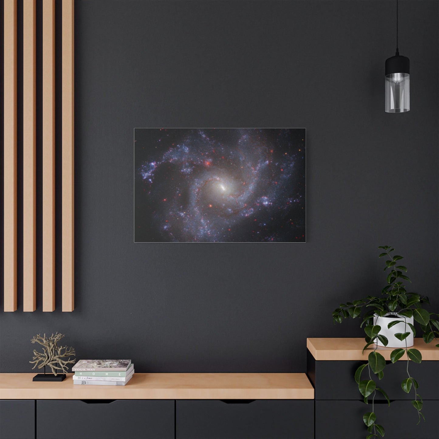 NGC 5468, Satin Canvas, Stretched