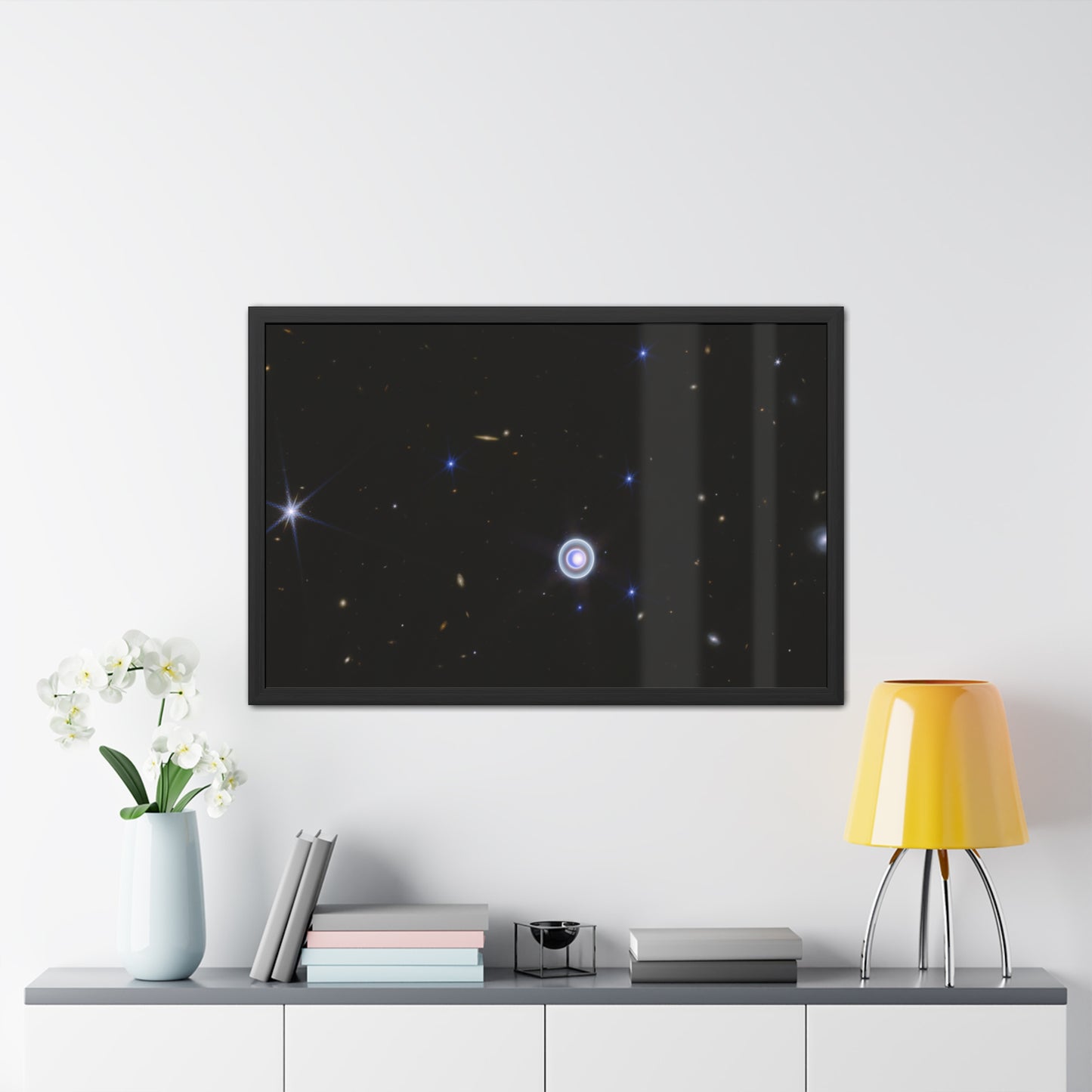 Uranus Wide, Hand Crafted Wooden Framed Poster