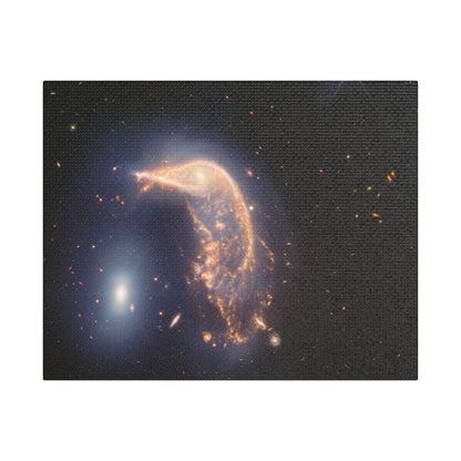 Interacting Galaxies Arp 142, Satin Canvas, Stretched