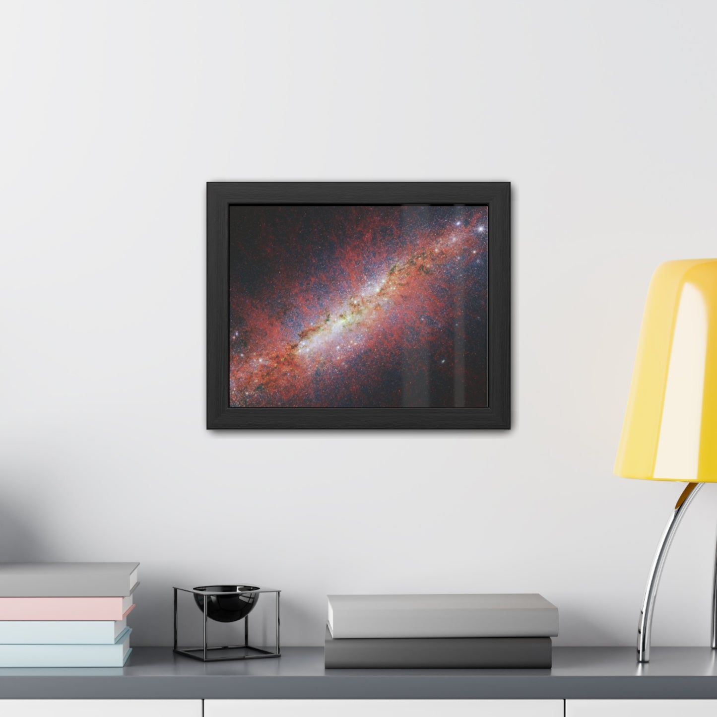 M82, Satin Hand Crafter Wooden Framed Poster