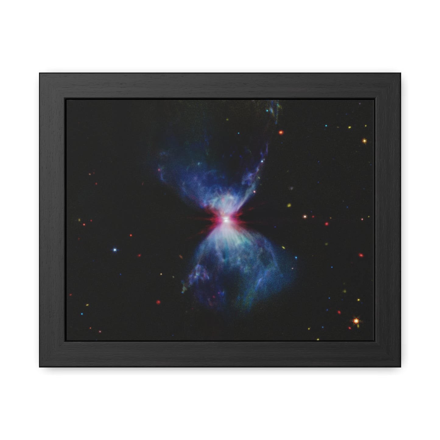 L1527 and Protostar, Hand Crafted Wooden Framed Poster