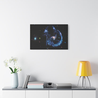 Arp 107 Supermassive Blackhole, Satin Canvas, Stretched