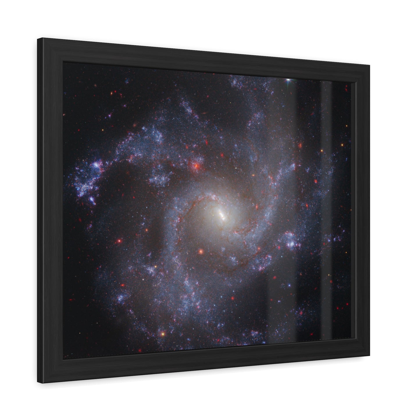 NGC 5468, Hand Crafted Wooden Framed Poster