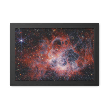 NGC 604, Hand Crafted Wooden Framed Poster