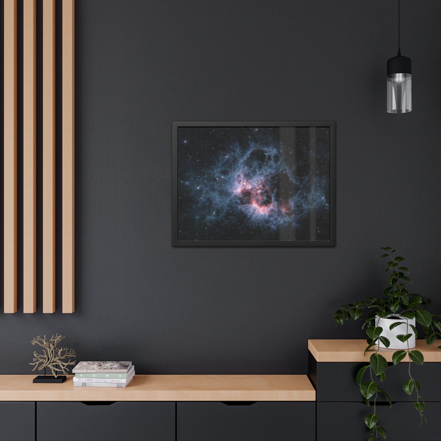 NGC 604 (MIRI Image), Hand Crafted Wooden Framed Poster