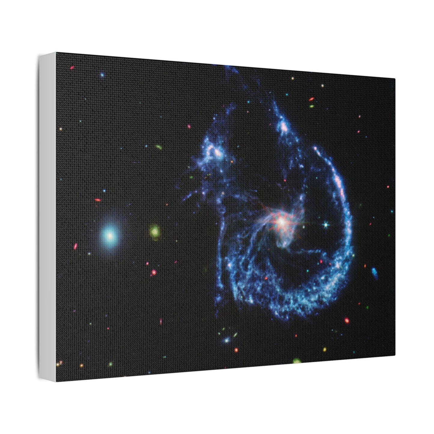 Arp 107 Supermassive Blackhole, Satin Canvas, Stretched