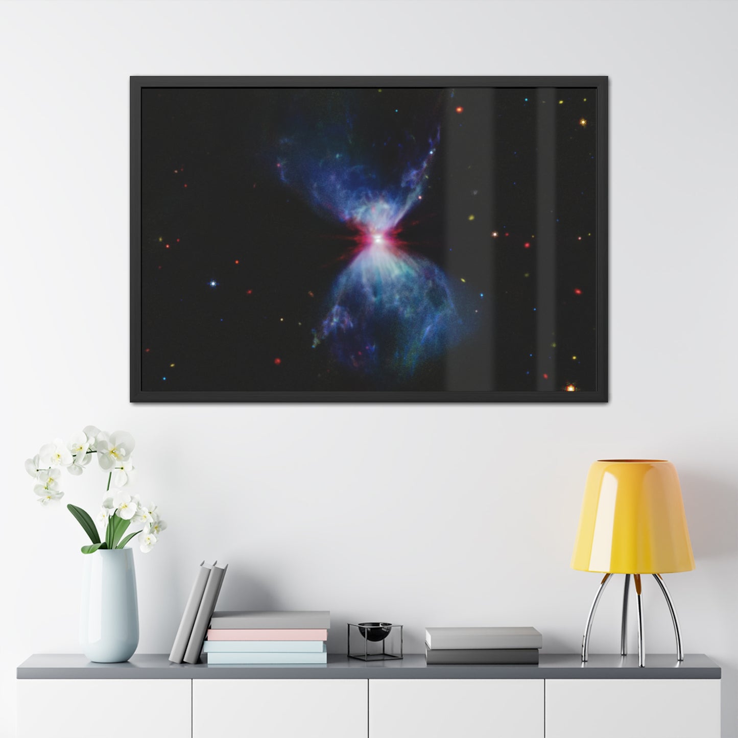 L1527 and Protostar, Hand Crafted Wooden Framed Poster