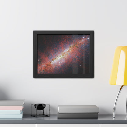 M82, Satin Hand Crafter Wooden Framed Poster