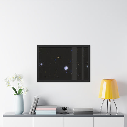 Uranus Wide, Hand Crafted Wooden Framed Poster